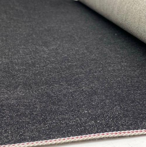 21oz Black and Red Selvedge Denim