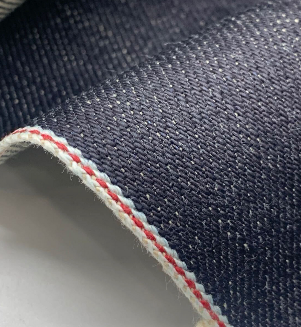 25oz Indigo and Red Selvedge Denim
