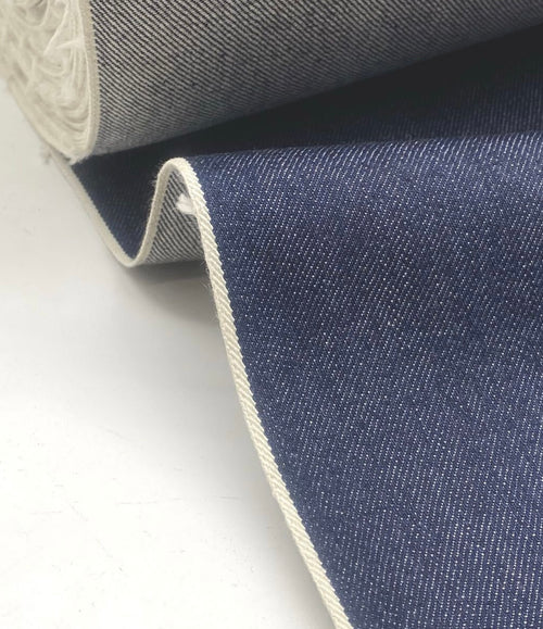 12oz Indigo and White Selvedge Denim