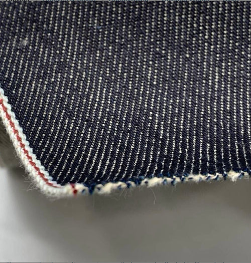 21oz Indigo and Red Selvedge Denim